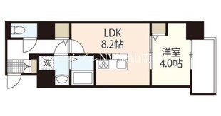 田町駅 徒歩4分 9階の物件間取画像